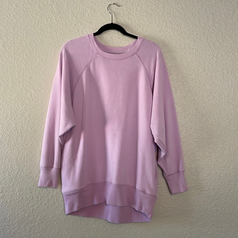 Aerie Medium Lilac Pullover With Pockets